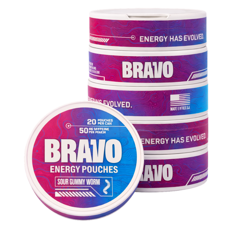 Sour Gummy Worm (5 CANS)